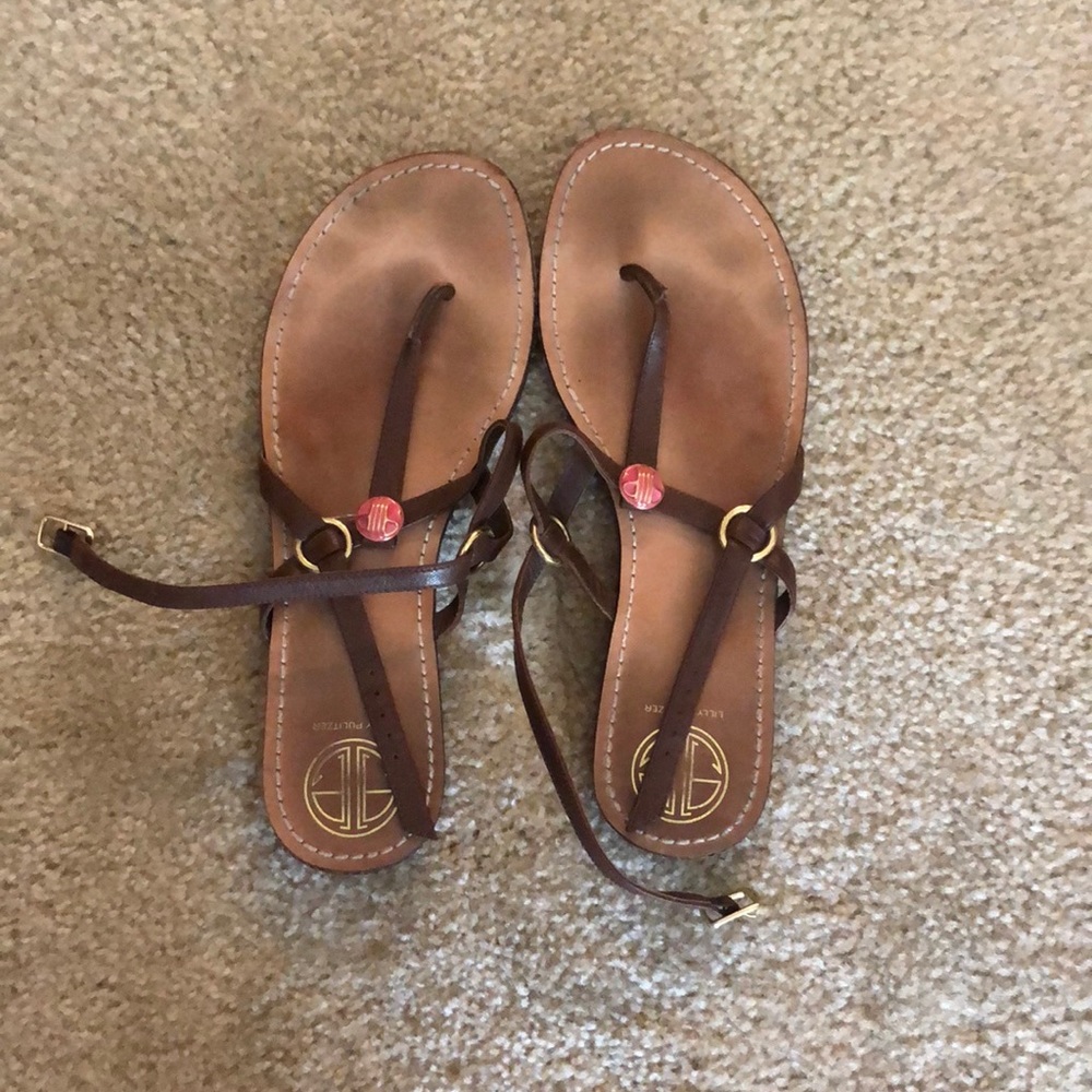 Size 10 Used Lilly Pulitzer Sandals